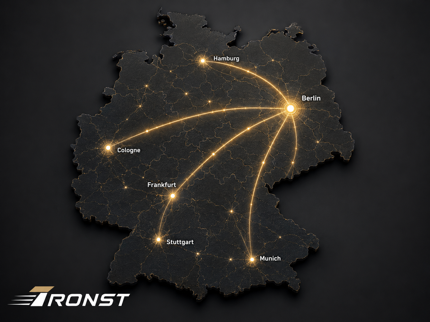 Deutschlandkarte Logistik